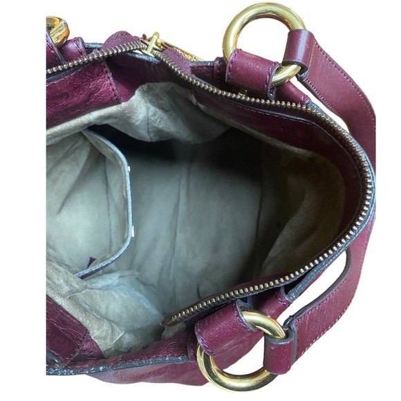 Marc Jacobs Preppy Burgundy Leather Hobo Bag - Picture 7 of 9
